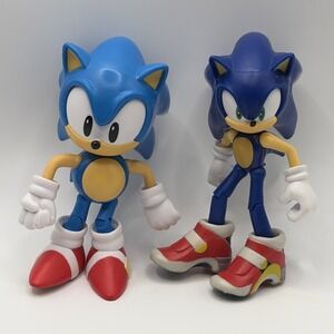 Sonic the Hedgehog 35th Anniversary 4" Action Figure Lot Jakks Toy Sega Set Gift